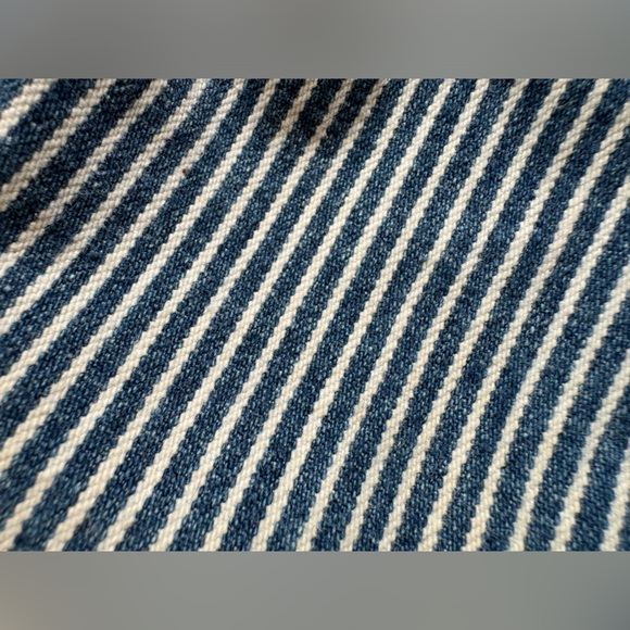 Vintage Please Mum Denim Pinstripe Jeans Cotton Extra Comfort Bossnova Tag - Picture 8 of 12